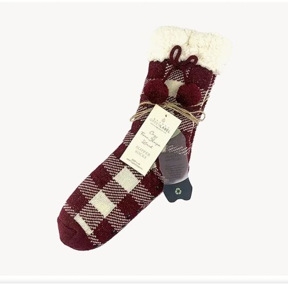 NWT Quagga Faux Sherpa Slippers Sustainable Green Label - Picture 15 of 15